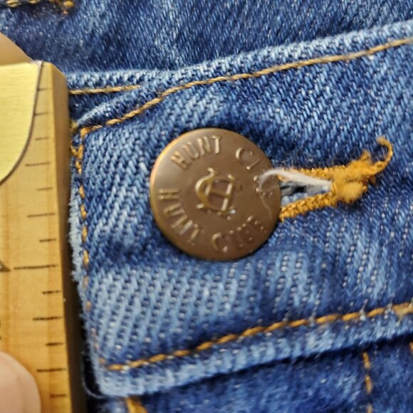 Hunt Club Jeans Womens 12 Blue Straight-Leg High-Rise Vintage Denim *Read* - Picture 6 of 10